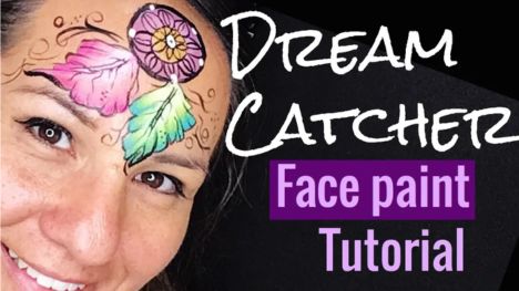 dream catcher face paint