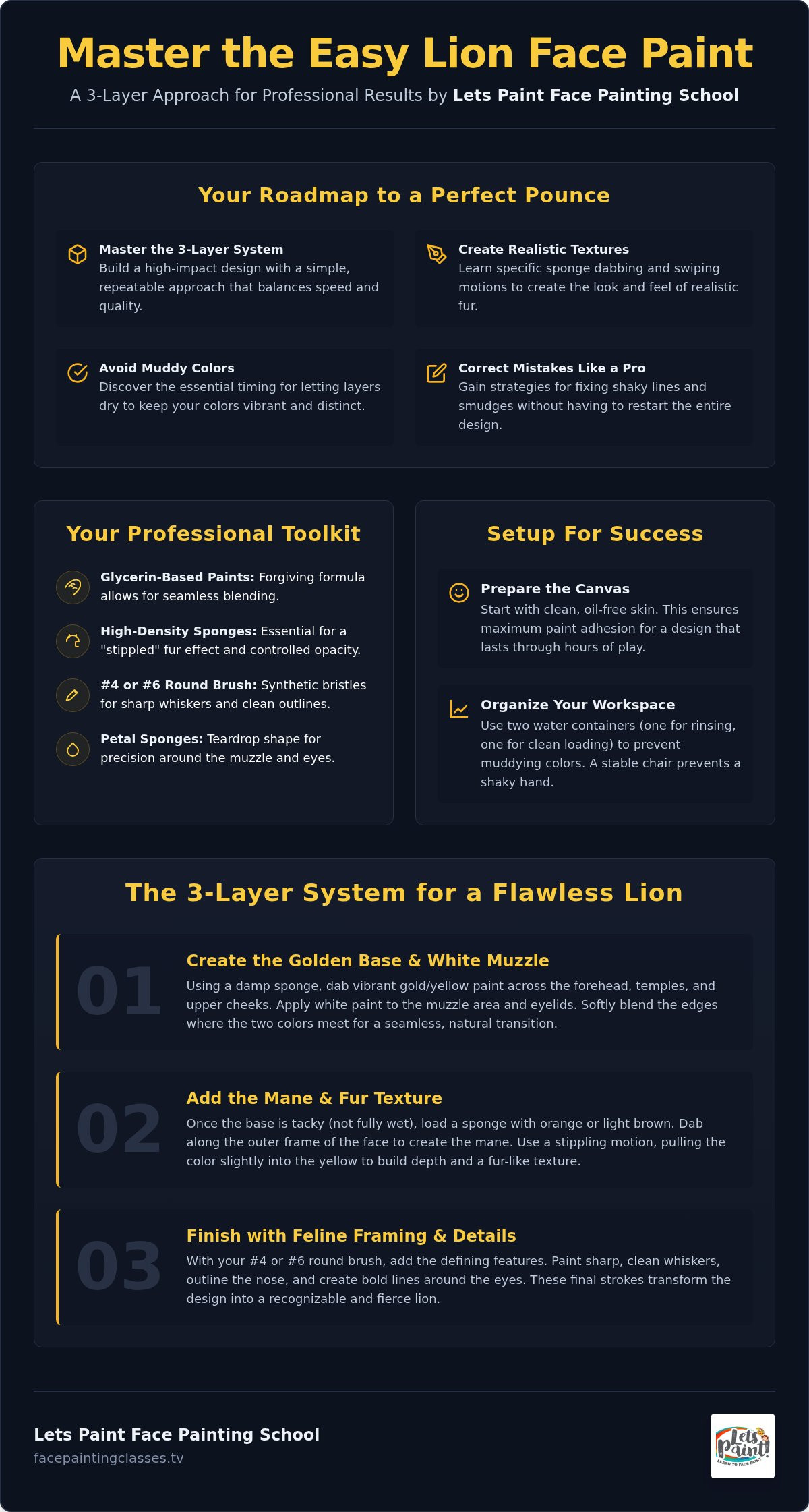 Easy Lion Face Paint Tutorial: A Step-by-Step Guide for 2026