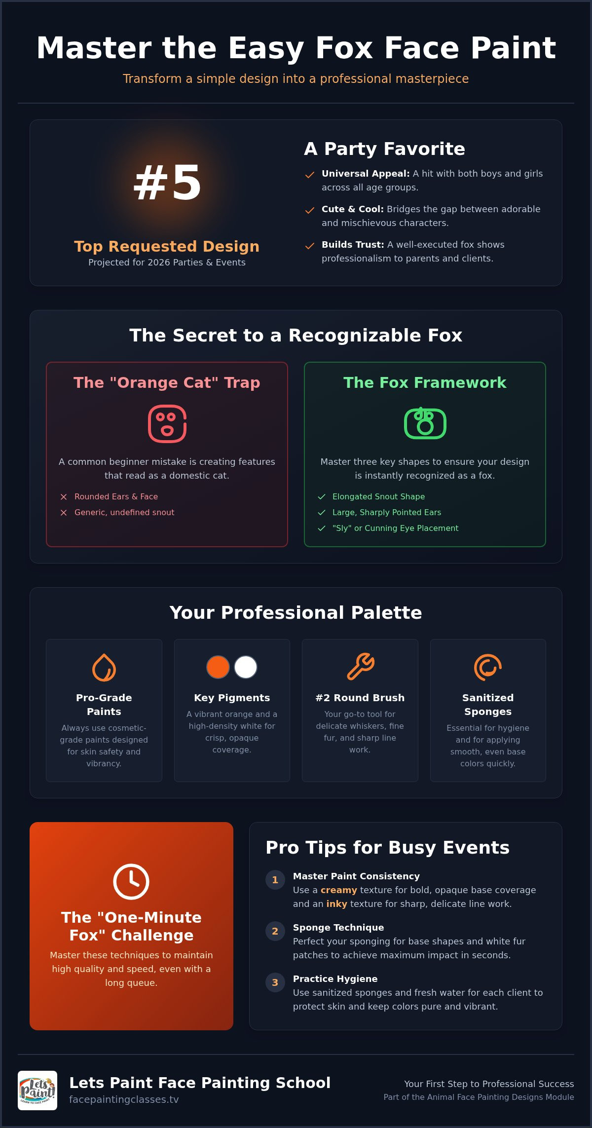 Easy Fox Face Paint: Step-by-Step Guide for Beginners