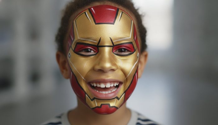 Iron Man Face Paint Tutorial: 2026 Guide